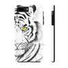White Tiger Yellow Eyes Ink Case Mate Tough Phone Cases Iphone 7 Plus 8