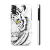 White Tiger Yellow Eyes Ink Case Mate Tough Phone Cases Iphone X
