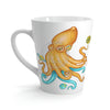 Yellow Blue Octopus Cosmic Dancer Art 12Oz Latte Mug Mug