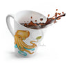 Yellow Blue Octopus Cosmic Dancer Art 12Oz Latte Mug Mug