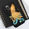 Yellow Blue Octopus Cosmic Dancer Art Mate Tough Phone Cases Case