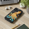 Yellow Blue Octopus Cosmic Dancer Art Mate Tough Phone Cases Case
