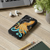Yellow Blue Octopus Cosmic Dancer Art Mate Tough Phone Cases Case