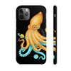 Yellow Blue Octopus Cosmic Dancer Art Mate Tough Phone Cases Iphone 11 Pro Case