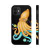 Yellow Blue Octopus Cosmic Dancer Art Mate Tough Phone Cases Iphone 12 Case