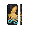Yellow Blue Octopus Cosmic Dancer Art Mate Tough Phone Cases Iphone 12 Mini Case