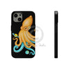 Yellow Blue Octopus Cosmic Dancer Art Mate Tough Phone Cases Iphone 13 Case