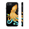 Yellow Blue Octopus Cosmic Dancer Art Mate Tough Phone Cases Iphone 7 8 Se Case