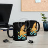 Yellow Blue Octopus Cosmic Dancer Art Mug 11Oz Mug