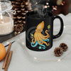 Yellow Blue Octopus Cosmic Dancer Art Mug 11Oz Mug