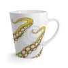 Yellow Octopus Tentacles Ink Art Latte Mug Mug