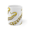Yellow Tentacles Octopus Ink Mug 11Oz