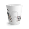 Yoga Cat Watercolor Art Latte Mug Mug