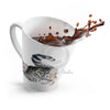 Yoga Cat Watercolor Art Latte Mug Mug