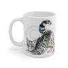 Yoga Cat Watercolor Art Mug 11Oz